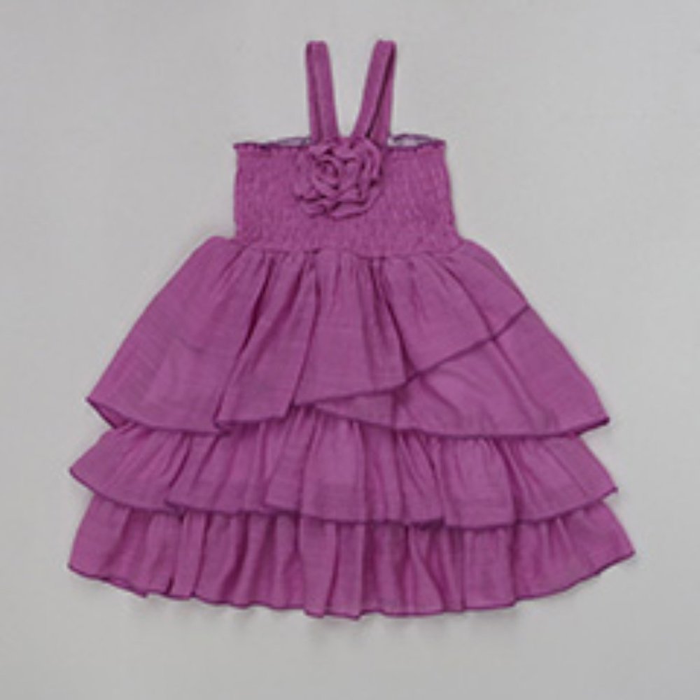 Lele For Kids Light Purple Layered Sleeveless Dress